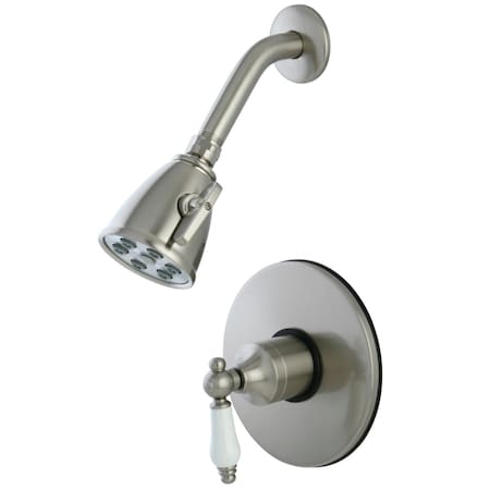 Shower Faucet, Brushed Nickel, Wall Mount